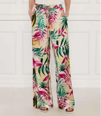 Με σατέν παντελόνι INES | flare fit