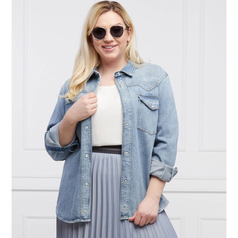 Persona by Marina Rinaldi Πουκάμισο FARRO | Regular Fit | denim