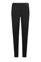 παντελόνι eleanor | regular fit GUESS μαύρο