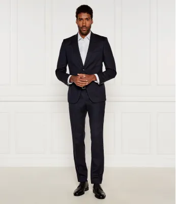 Μάλλινο κουστούμι H-Huge-2Pcs-Peak-253 | Slim Fit