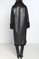 Διμερής παλτό από πρόβατο | Regular Fit Liu Jo Sport μαύρο