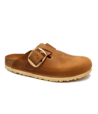Δερμάτινα mules Boston | narrow fit