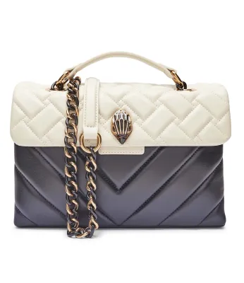 Δερμάτινη τσάντα ώμου THE KENSINGTON Kurt Geiger | μαύρο 2709601109