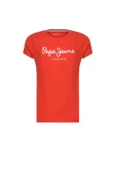 t-shirt art Pepe Jeans London κόκκινο