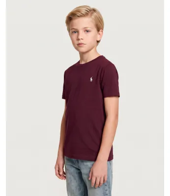 T-shirt POLO RALPH LAUREN | μπορντό regular fit 832904
