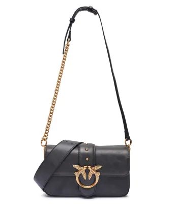 Δερμάτινη τσάντα ώμου LOVE ONE MINI SLOUCHY