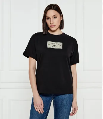T-shirt Elisabetta Franchi | μαύρο Oversize fit MA03551E2
