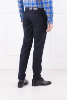 μάλλινος παντελόνι wilhelm 3 | extra slim fit BOSS BLACK ναυτικό μπλε