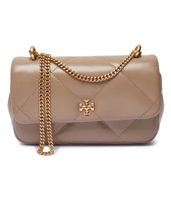 Δερμάτινη τσάντα ώμου Kira Diamond Quilt Mini