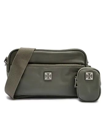 Ταχυδρομική τσάντα + φακελάκι Virginia TORY BURCH | χρώμα ελιάς 169166