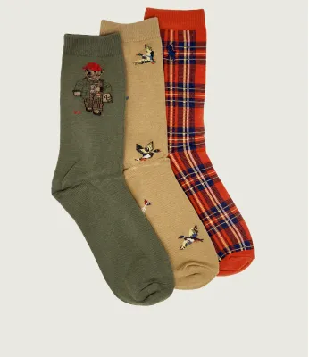 Κάλτσες 3 pack POLO RALPH LAUREN | Multicolor P19557