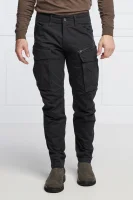 Παντελόνι cargo Rovic zip 3d | Tapered G- Star Raw μαύρο
