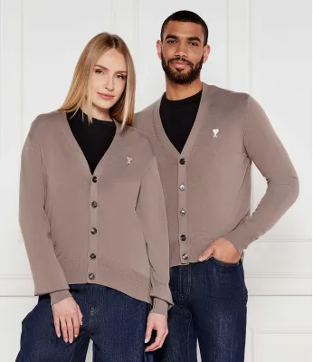 Μάλλινο πλεκτή ζακέτα | Regular Fit