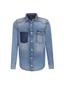 πουκάμισο zyan 73 | regular fit | denim Pepe Jeans London μπλέ