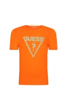T-shirt | Regular Fit GUESS ACTIVE πορτοκαλί