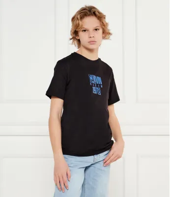 T-shirt Calvin Klein Jeans | μαύρο Regular Fit IB0IB02456