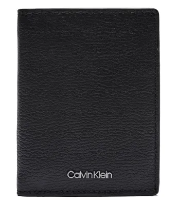 Δερμάτινα πορτοφόλι Calvin Klein | μαύρο K50K512927