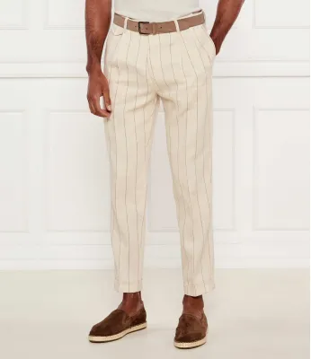 Παντελόνι Sapo | Slim Fit |με την προσθήκη λινού