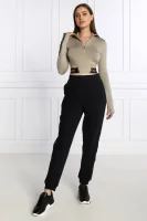 Top WO - 1/4 ZIP | Cropped Fit Calvin Klein Performance χρώμα άμμου