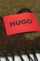 μάλλινος κασκόλ men-z 519 HUGO μαύρο