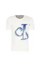 T-shirt PIXELATED MONOGRAM | Regular Fit CALVIN KLEIN JEANS άσπρο