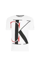 t-shirt | regular fit CALVIN KLEIN JEANS άσπρο