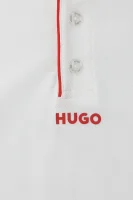 Πόλο | Regular Fit HUGO KIDS άσπρο
