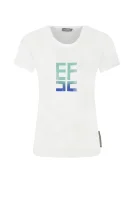 t-shirt | slim fit Elisabetta Franchi άσπρο