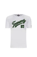 T-shirt TH COLLEGE 85 TEE S/S | Regular Fit Tommy Hilfiger άσπρο